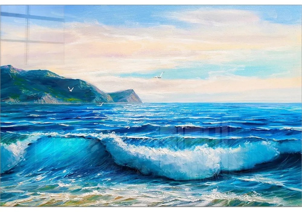 Szklany obraz 100x70 cm Horizon – Wallity