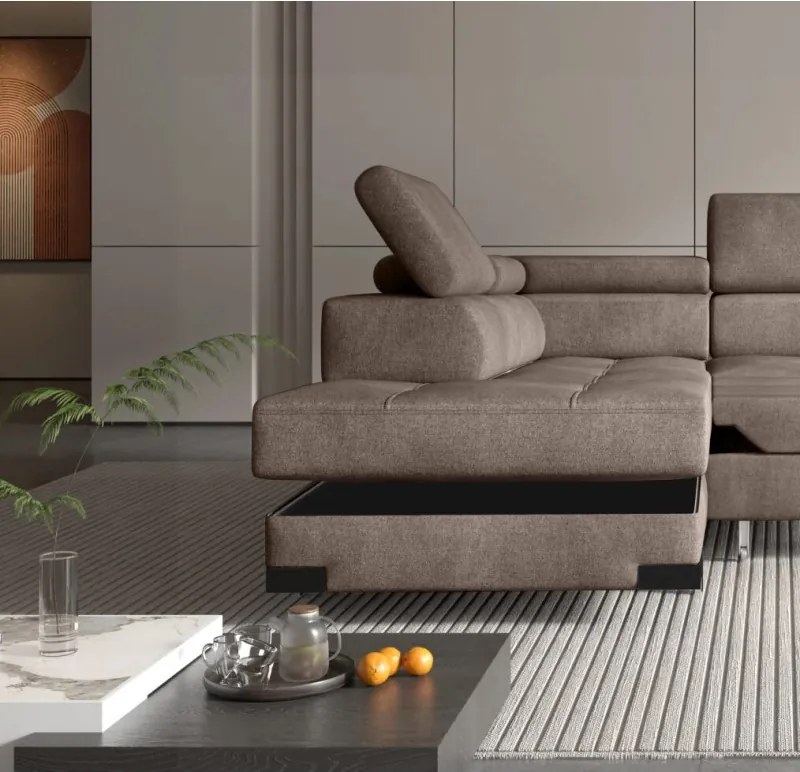 Narożnik EMPORIO L z funkcją spania WERSAL