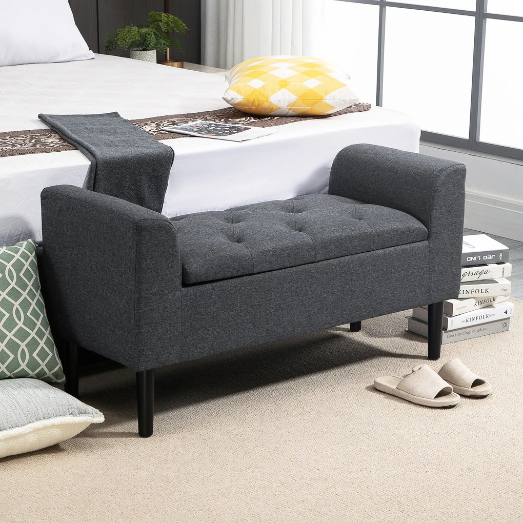 HOMCOM ławka 116 cm x 44 cm x 58 cm