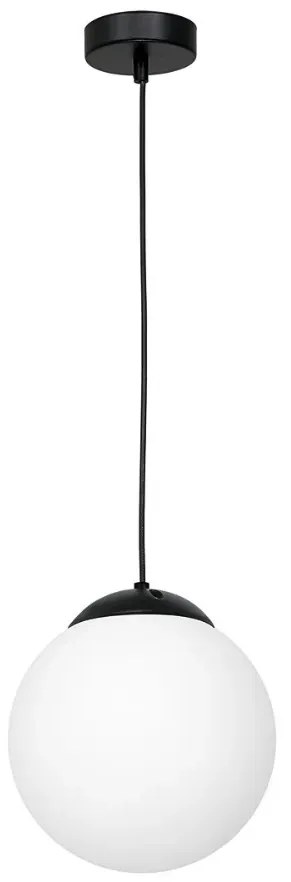 Czarna metalowa lampa wisząca - K554-Olseo