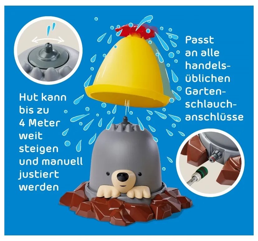 Big aquaplay zraszacz krecik