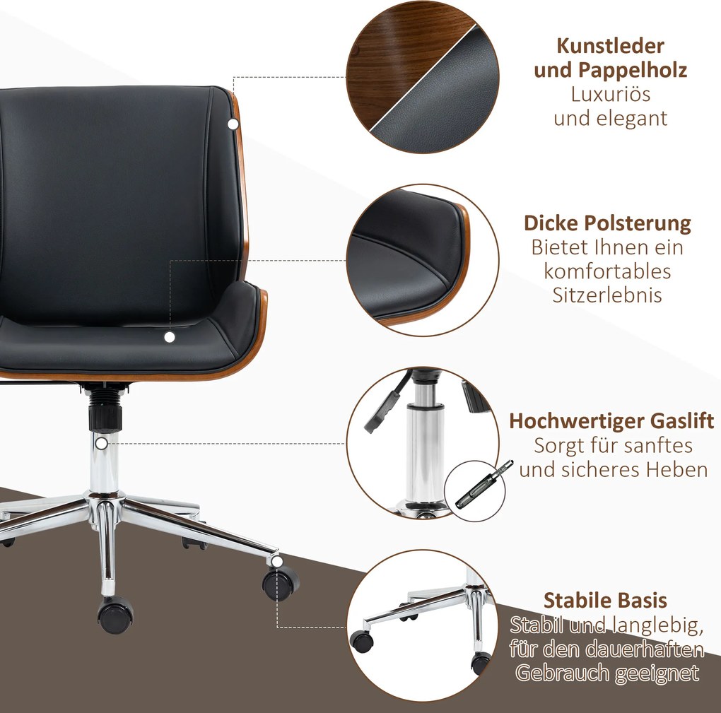 Vinsetto Fotel biurowy z funkcją masażu regulowany szary wygodny fotel do pracy | Aosom PL