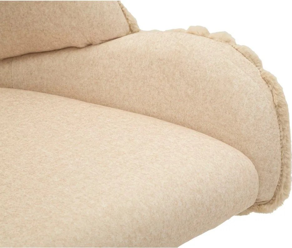 Kremowe tapicerowane fotele jadalniane zestaw z podłokietnikami 2 szt. Stockholm – Mauro Ferretti