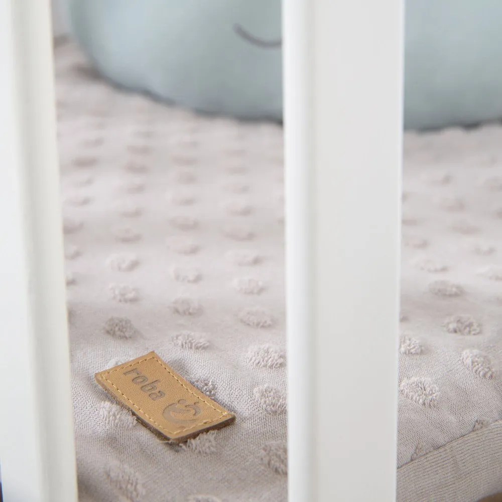 Kojec dla dzieci z litego drewna bukowego z regulowaną wysokością w naturalnym kolorze 75x100 cm Lil Planet – Roba