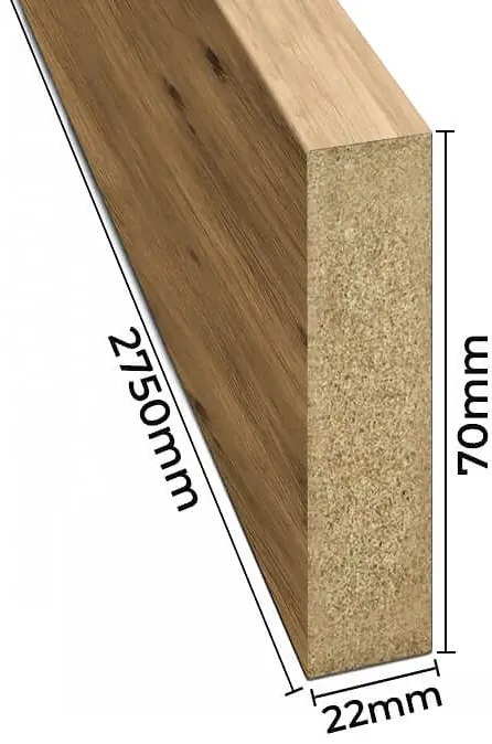 Lamele ażurowe 8 szt. dąb artisan D6-K20