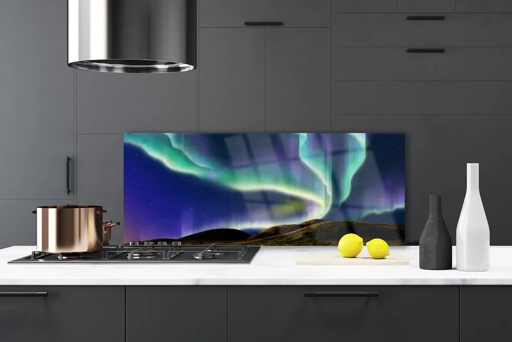 Panel nad blat kuchenny Magiczna Zorza Polarna