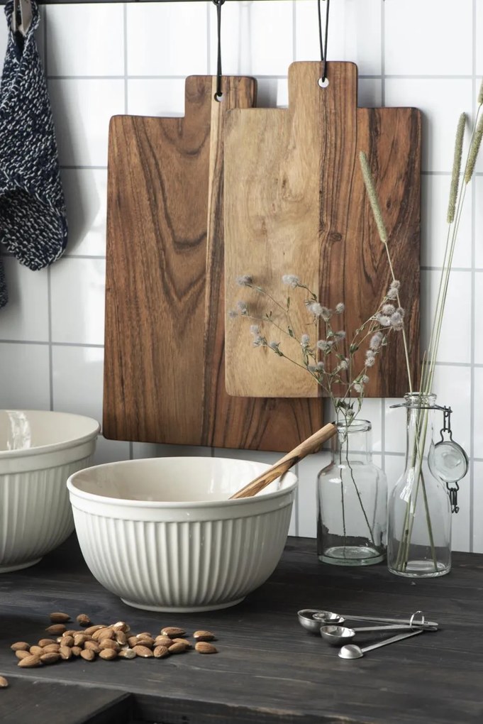 Kremowe ceramiczne miski MYNTE BUTTER CREAM, zestaw 3 sztuki