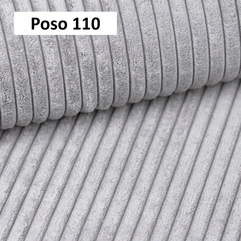 Narożnik wolnostojący CARL Prawy w tkaninie POSO 110