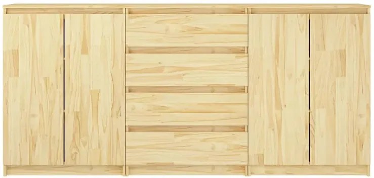 Komplet 3 szafek drewna z litego sosnowego E2-E19