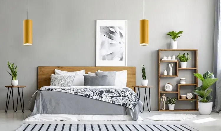 Pojedynczy żyrandol na chromowanym stelażu - K5-S30