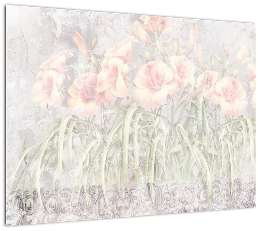 Obraz - Freska lilii (70x50 cm)