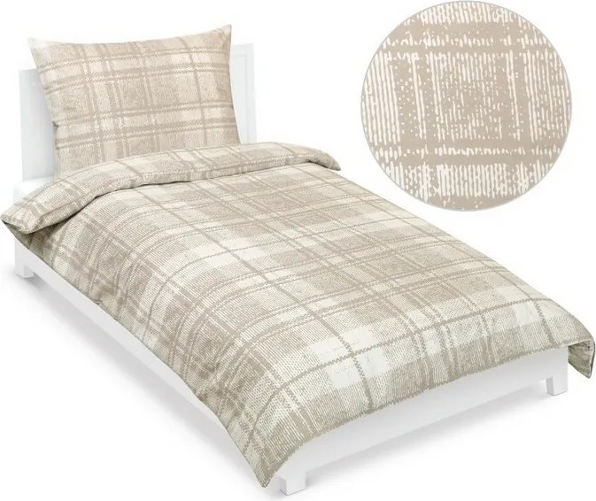 Bellatex Pościel bawełniana Kafelki, 140 x 220 cm, 70 x 90 cm, 140 x 220 cm, 70 x 90 cm