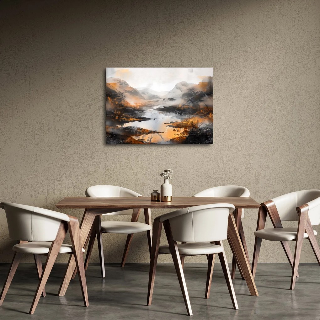 Obraz - Malowanie górskich krajobrazów (70x50 cm)