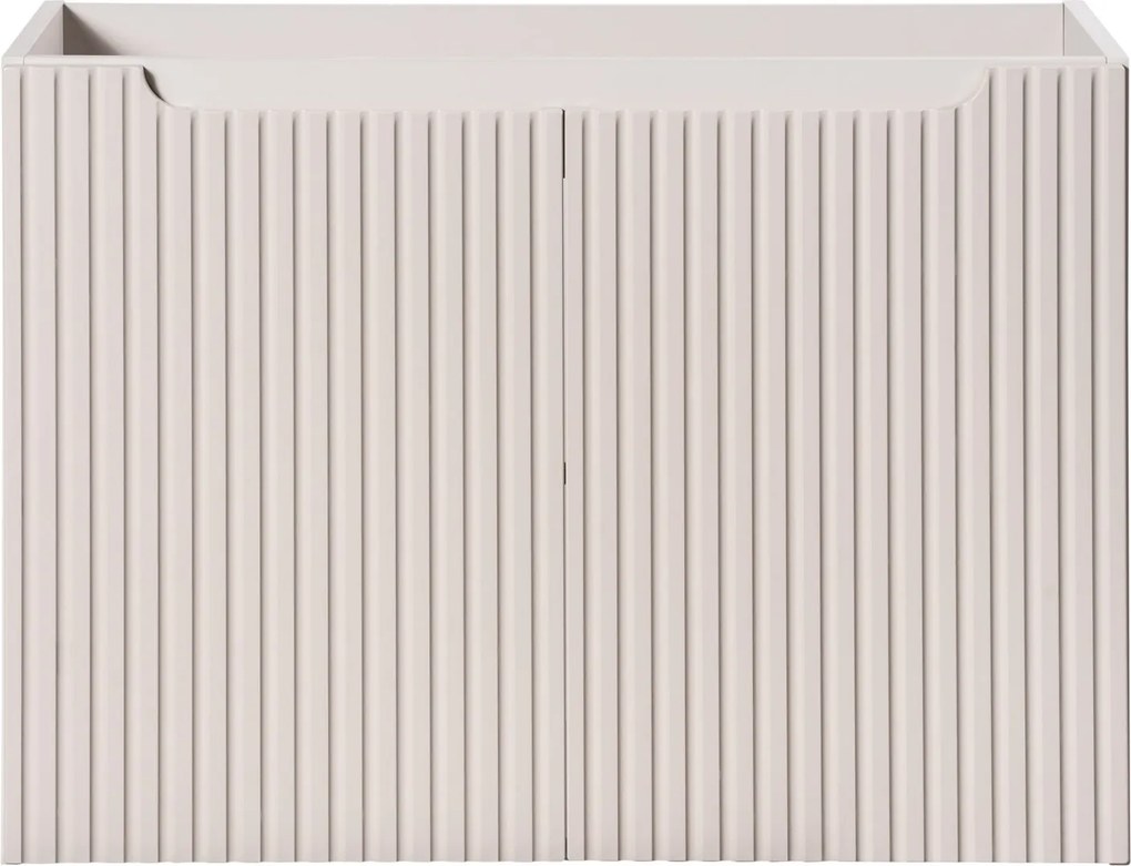 Wisząca szafka umywalkowa 2-drzwiowa Nova 80 cm, kaszmir mat