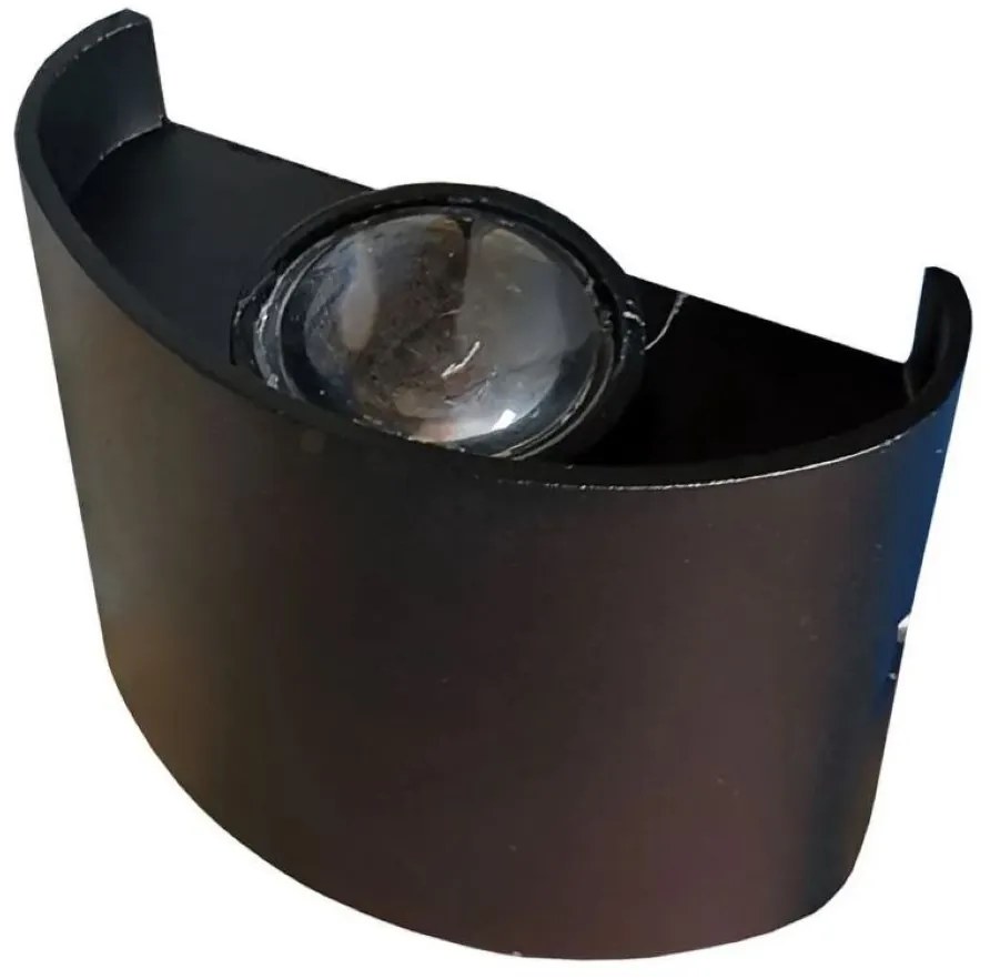 Kinkiet lampa wisząca LED elewacyjny metalowa AT84-1KL-Black