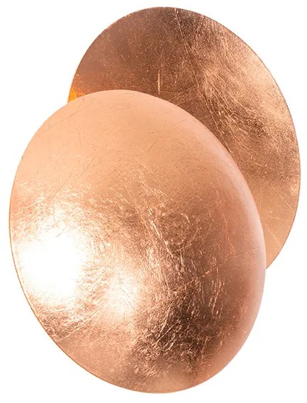 Nowoczesna lampa ścienna miedziana - Sunrise