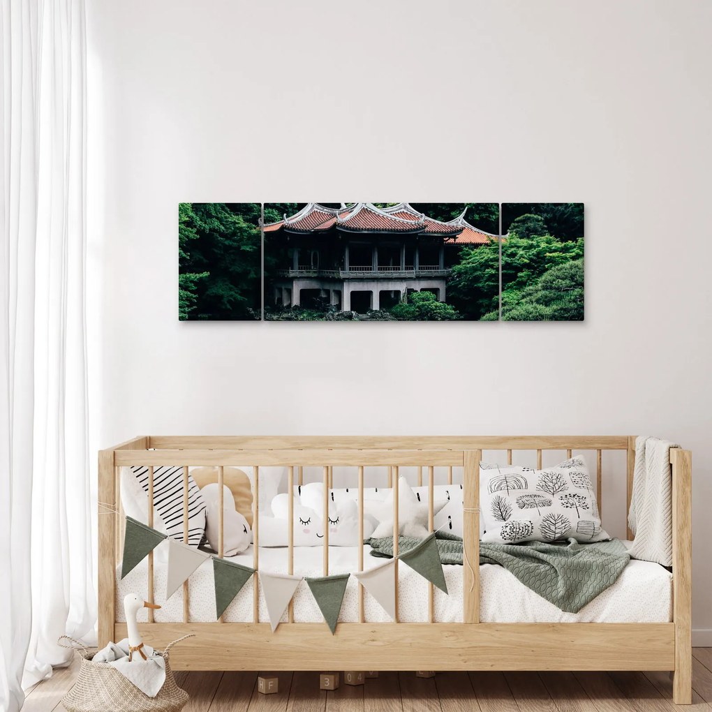 Obraz z japońskiego ogrodu narodowego (170x50 cm)