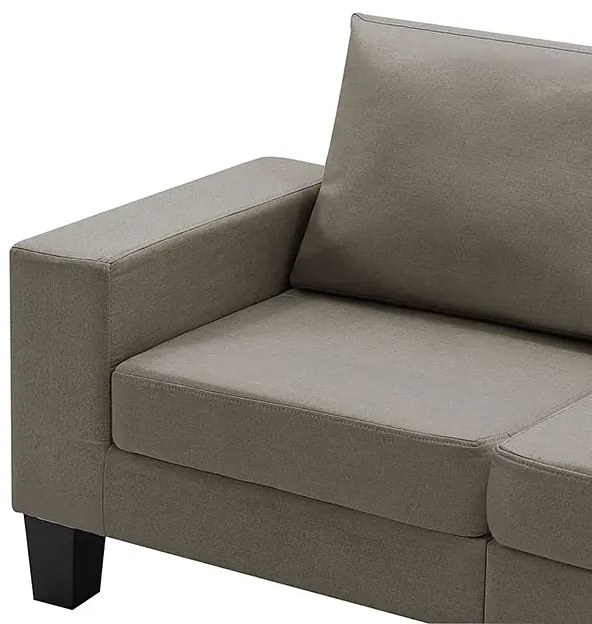 2-osobowa sofa taupe z podłokietnikami W3-F85