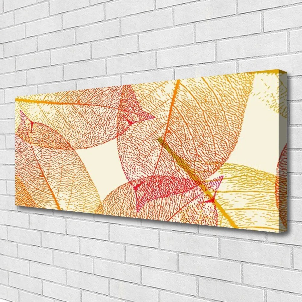 Obraz na płótnie Abstrakcyjne Liście Paproci