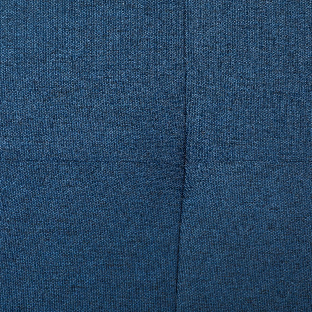 HOMCOM Ławka z miejscem do przechowywania, pufa, ławka do przedpokoju, pikowanie, 125,1 cm x 48,9 cm x 41,3 cm, Niebieska