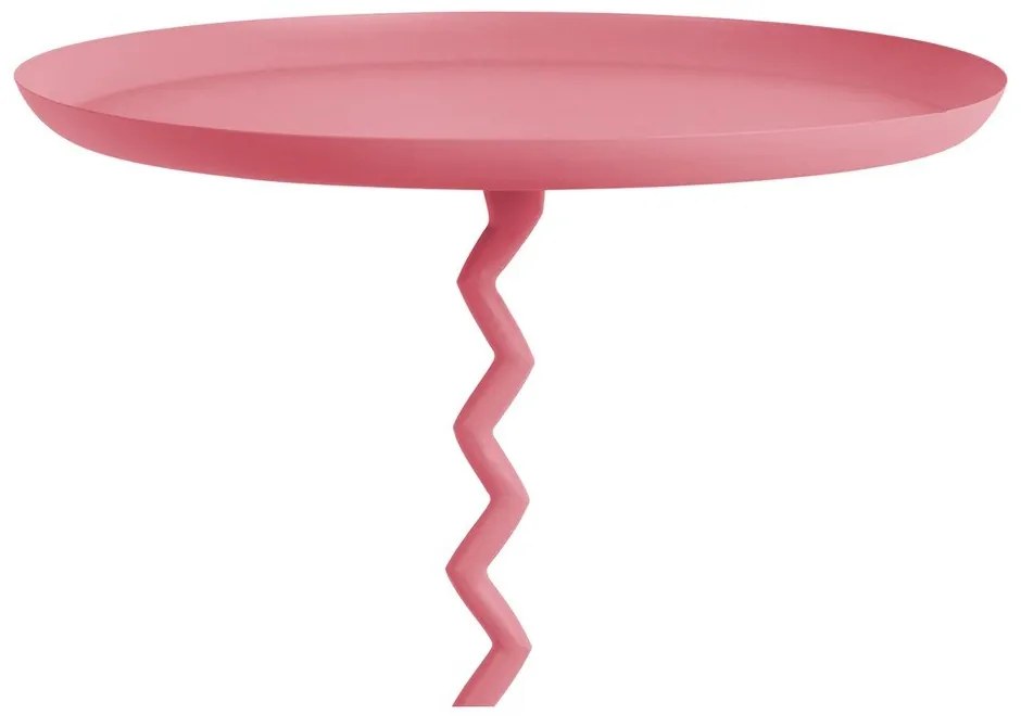 Metalowy okrągły stolik ø 44 cm Zig Zag – Leitmotiv