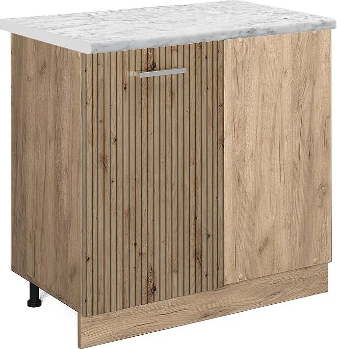 Szafka narożna dąb rzemieślniczy 86x60x81.6 r-line