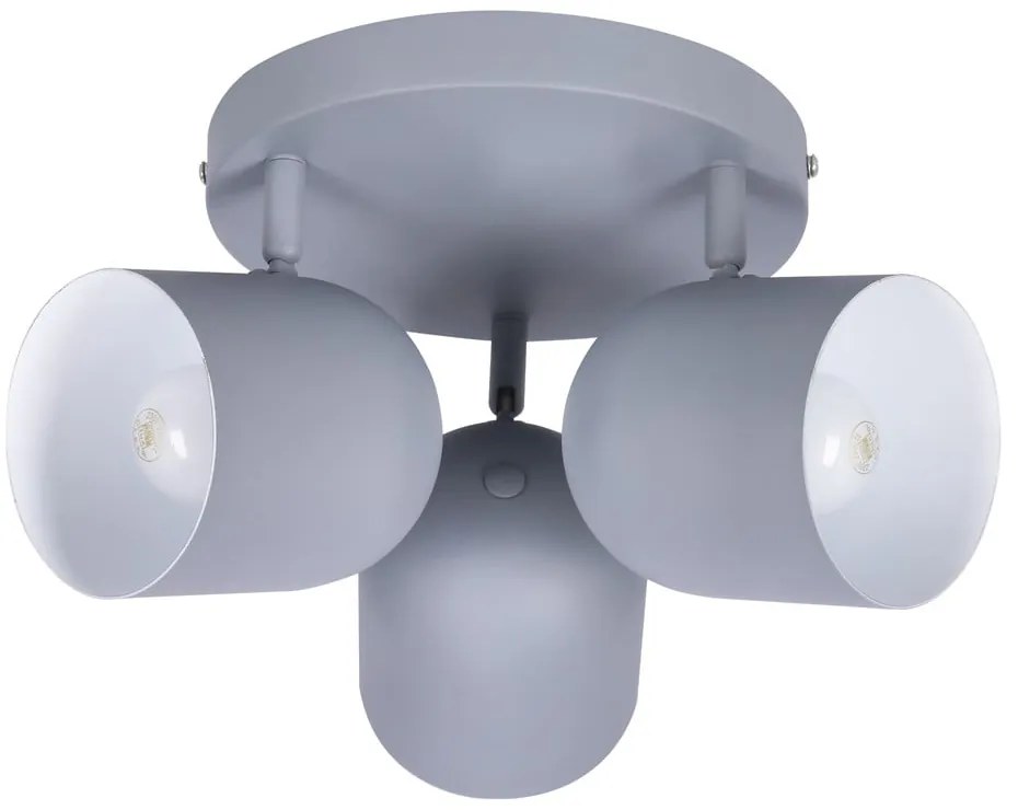 Jasnoniebieska lampa sufitowa z metalowym kloszem 32x32 cm Azuro – Candellux Lighting