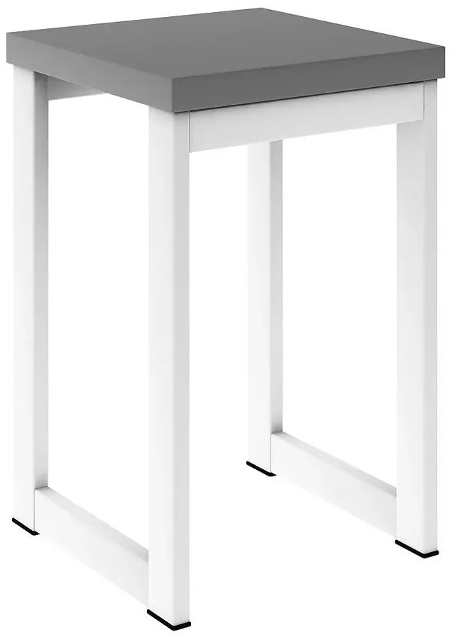 Loftowy Taboret Metalowy Kwadratowy Amfo