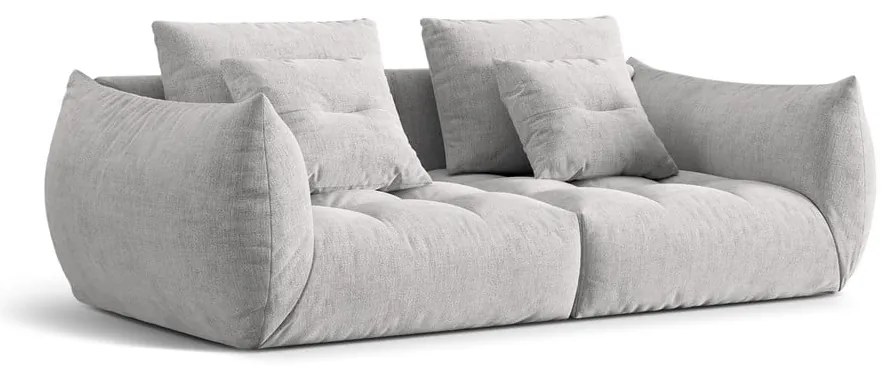 Jasnoszara sofa 232 cm Bloom – Micadoni Home