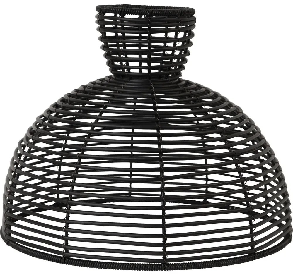 Czarny klosz do wiszące lampy ogrodowej Star Trading Runde, ø 37,5 cm