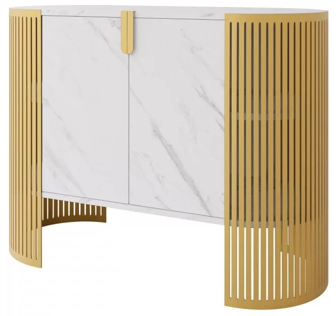 Komoda nowoczesna Zinzit Złoty