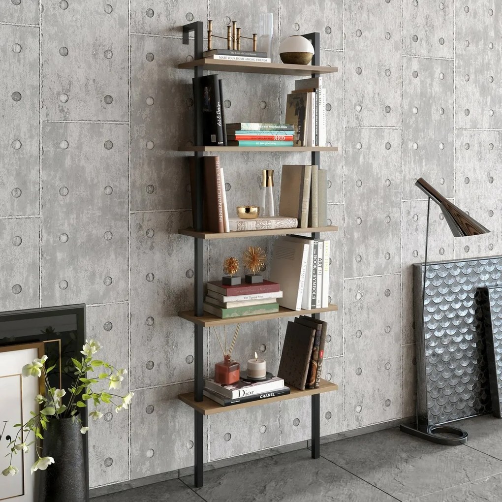 Regał Piante Black and Walnut