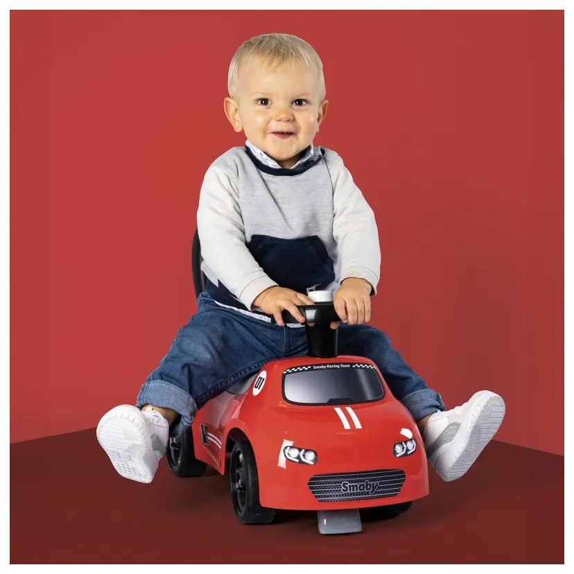 Smoby czerwony jeździk z klaksonem ride-on