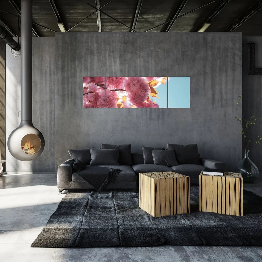 Obraz - Kwiat wiśni (170x50 cm)