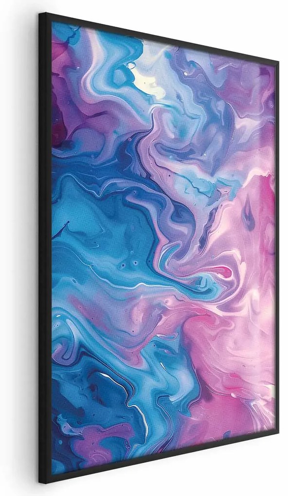 Plakat Nocne Przepływy 40x60 cm z ramą czarną bez marginesu ARTGEIST B