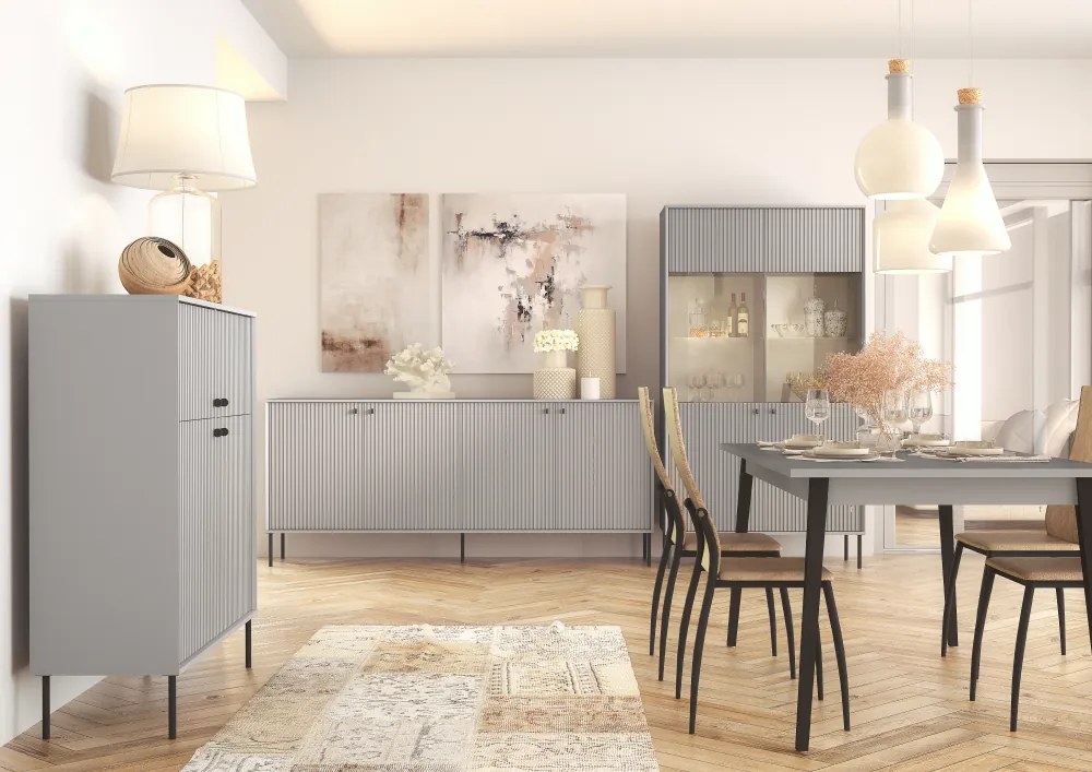 Szafka ARIS 2D2D, szara