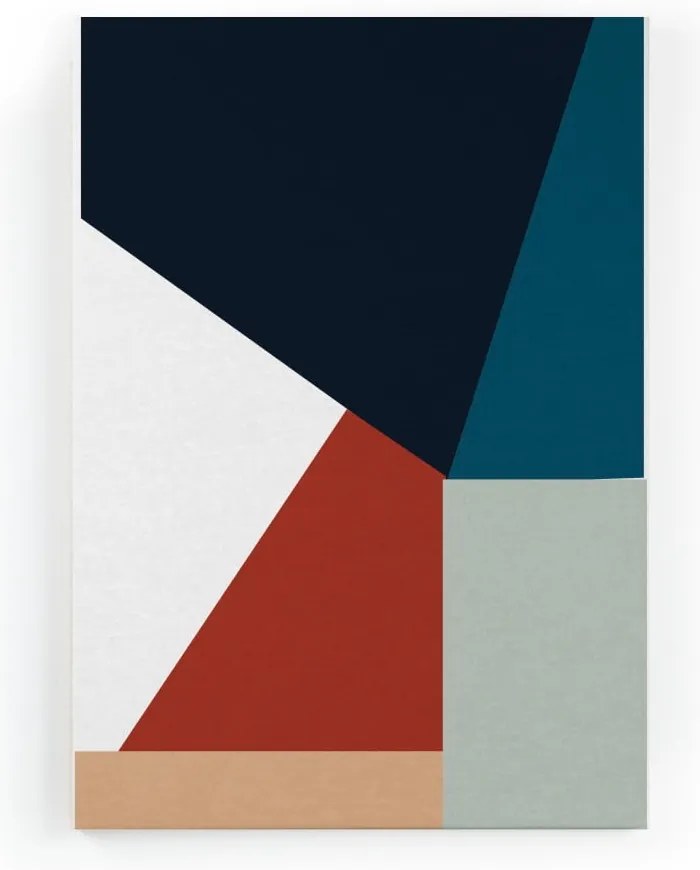 Obraz na płótnie Really Nice Things Geometric Blue, 40x60 cm