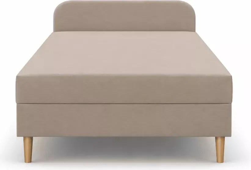 Łóżko kontynentalne Peggie 80x200 / 90x200 / 120x200 z wbudowanym materacem bonellowym