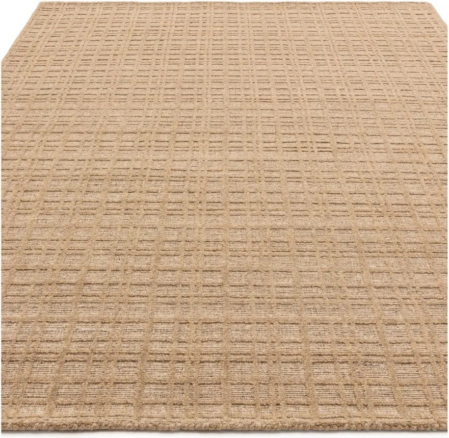 Beżowy dywan z mieszanki wełny tkany ręcznie 120x170 cm Thatch Honey – Asiatic Carpets