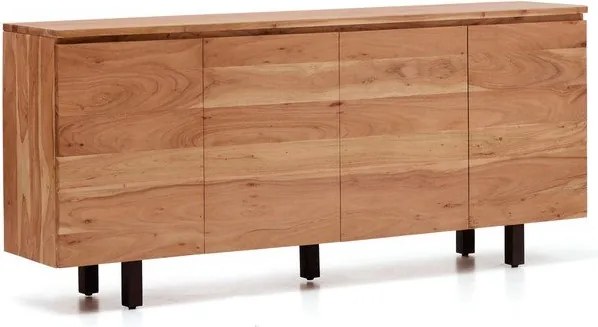 Komoda z litego drewna akacjowego w naturalnym kolorze 200x88x40 cm Uxue – Kave Home