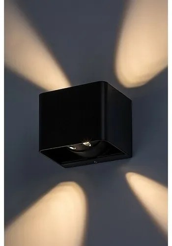Rabalux 77168 zewnętrzna lampa ścienna LEDHallstatt, 10 W, antracyt