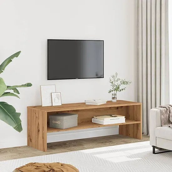 Otwarta szafka RTV w skandynawskim stylu dąb artisan D4-F09