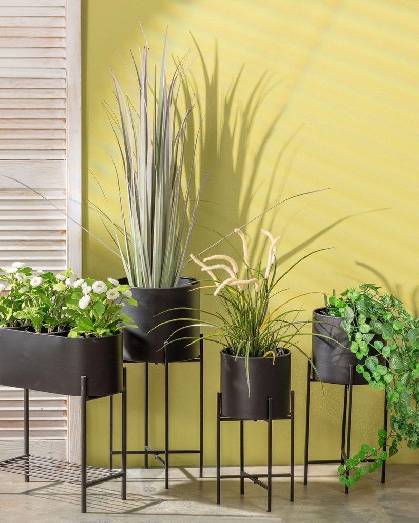 Kwietnik Valery Duo 40x19x45cm black