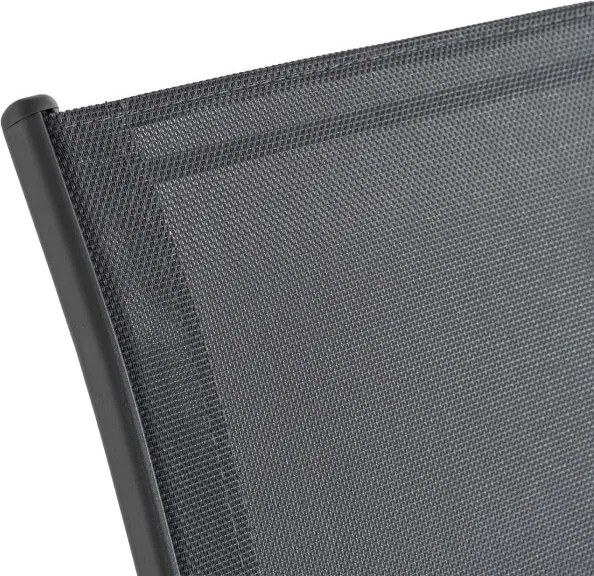 Zestaw Mebli Ogrodowych LIBERTY Szary 6 Krzeseł Stół Tarasowy Nowoczesny