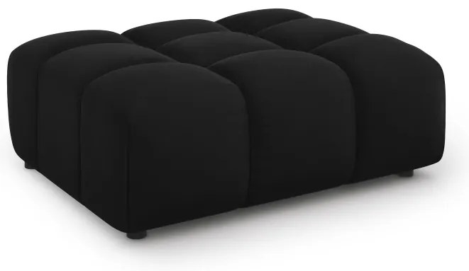 OUTLET Pufa Kostka Czarny welur 102/80/43 Sky od Cosmopolitan Design