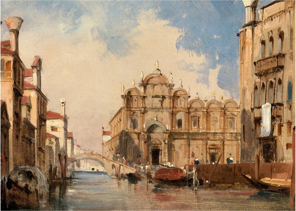 Obraz - Jules-Romain Joyant, The Scuola di San Marco, Venice, reprodukcje (70x50 cm)