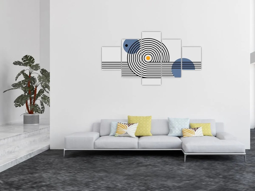 Obraz - Minimalistyczna abstrakcja N⁰1 (125x70 cm)