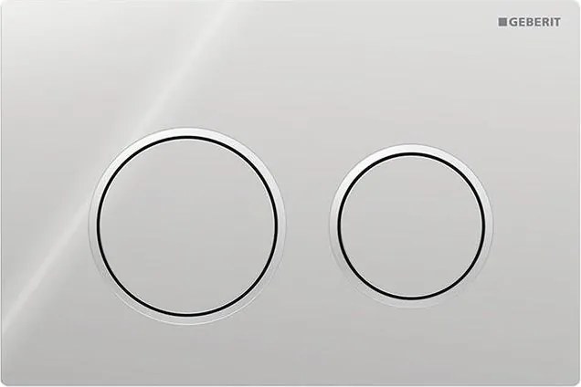 Geberit 115.085.KH.1-Przycisk spłukujący Omega20 21,2x14,2 cm chrom błyszczący/chrom matowy