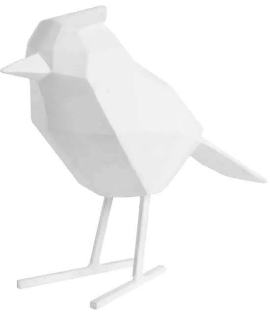 Biała figurka dekoracyjna w kształcie ptaszka PT LIVING Bird Large Statue