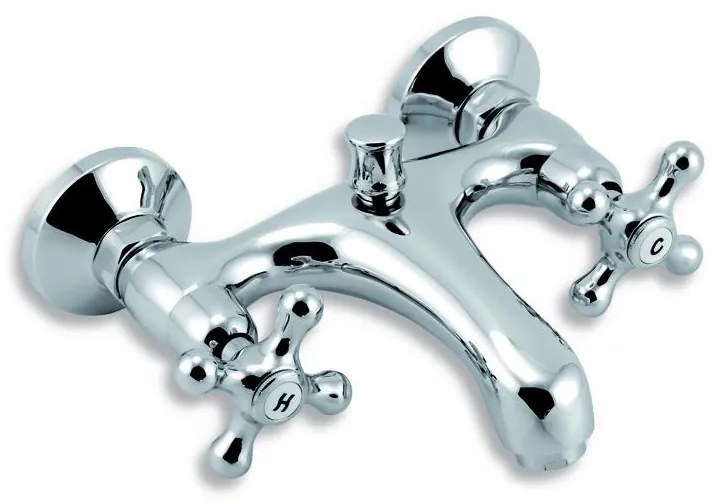 Novaservis - Bateria wannowa TITANIA RETRO chrom błyszczący